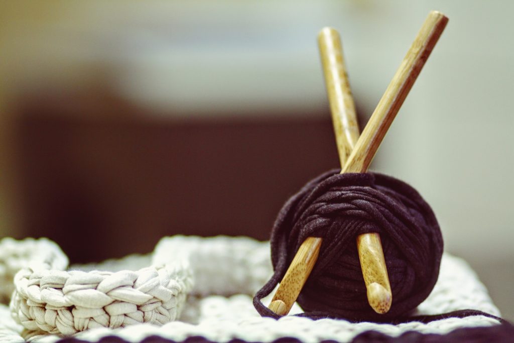 Crochet Sticks and Yarn