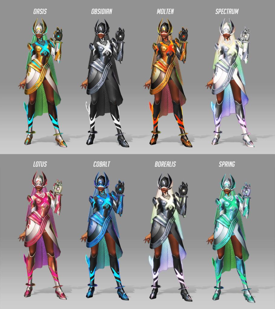 League of Legends different color skins