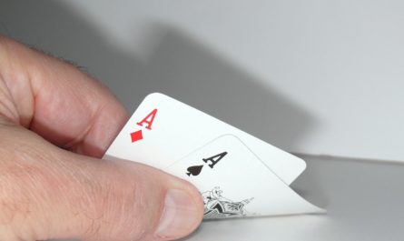 Double aces, poker hand