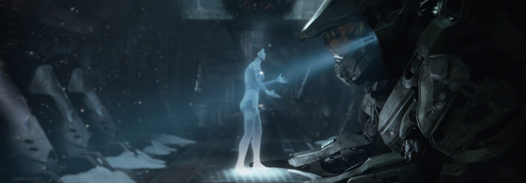 Cortona hologram from Halo video game